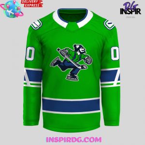 Abbotsford Canucks AHL CCM Edition Green Hockey Jersey