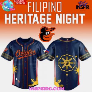 Baltimore Orioles Filipino Heritage Night 2025 Baseball Jersey