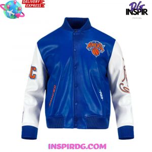 NBA New York Knicks Classic 2025 Playoffs Varsity Jacket