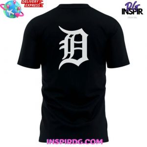 Detroit Tigers Strike Out Cancer Special Black T shirt 3