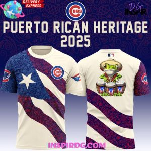 Chicago Cubs Puerto Rican Heritage 2025 T-Shirt