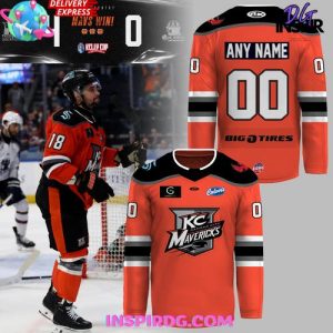 Kansas City Mavericks 2025 Kelly Cup Playoffs Official Hockey Jersey