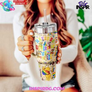 Winnie the Pooh x Disney Pride 2025 Stanely Tumbler Cup 4