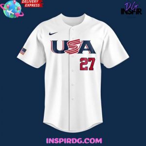 Paul Skenes USA Team World Baseball Classic 2026 White Jersey