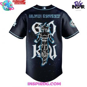 Goku Ultra Instinct x Los Angeles Dodgers 2025 Baseball Jersey 3
