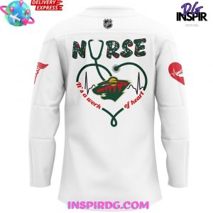Minnesota Wild Nurses Appreciation 2025 Hockey Jersey 3
