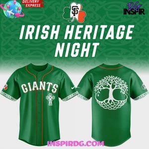 San Francisco Giants Irish Heritage Night 2025 Baseball Jersey For Fan