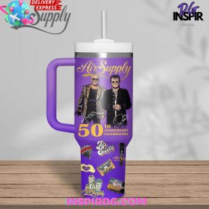 Air Supply 50th Anniversary Celebration Stanley Tumbler Cup 3