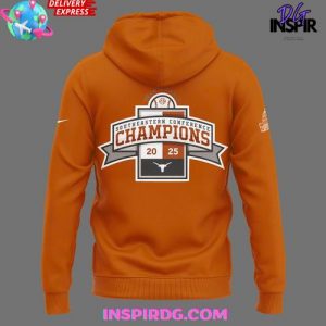 Texas Longhorns Sec Regular Season Title Special Orange Hoodie 3