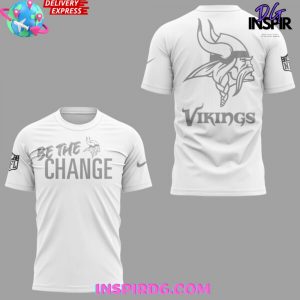Minnesota Vikings Be The Change 2025 T-Shirt
