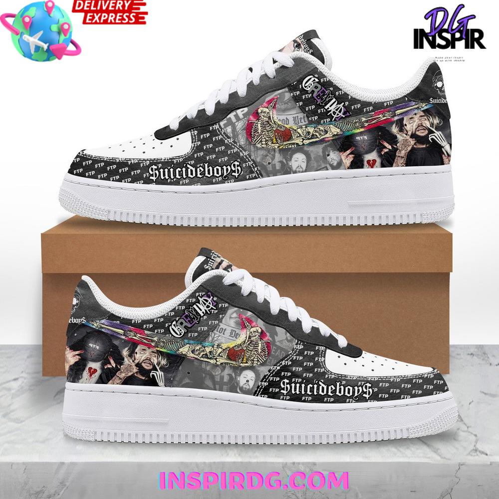 $uicideboy$ Grey Day Limited Edition Nike Air Force 1 $uicideboy$ Grey Day Limited Edition Nike Air Force 1
