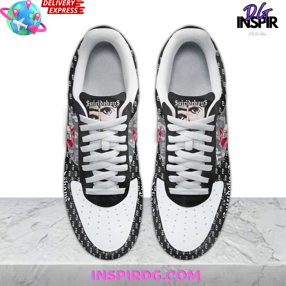 $uicideboy$ Grey Day Limited Edition Nike Air Force 1 $uicideboy$ Grey Day Limited Edition Nike Air Force 1