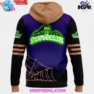 Quad City Steamwheelers Halfway to Halloween Night 2025 Hoodie 3