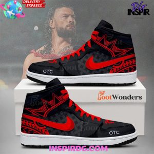 Roman Reigns WWE WrestleMania 41 Nike Air Jordan 1 Shoes