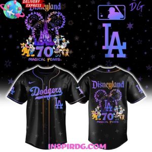 Los Angeles Dodgers x Disneyland 70th Magical Year Special Baseball Jersey