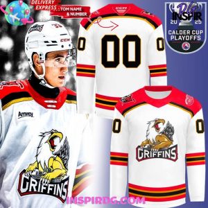 Grand Rapids Griffins 2025 Calder Cup Playoffs Official Hockey Jersey