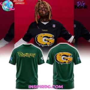 Lil Wayne x Mitchell & Ness x Packers Official Green NFL T-Shirt