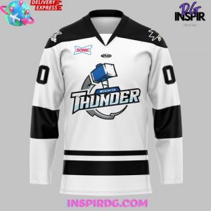 Wichita Thunder New Uniforms 2024-25 White Hockey Jersey