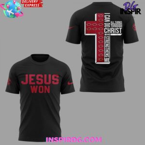 Arkansas Razorback Jesus Won 2025 T-Shirt