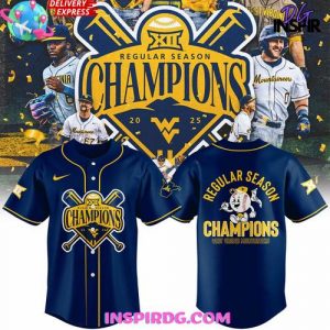 West Virginia Mountaineers Regular Season 2025 Special Baseball Jersey