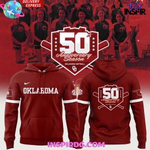 Oklahoma Sooners Softball 50th Anniversary Limited Hoodie