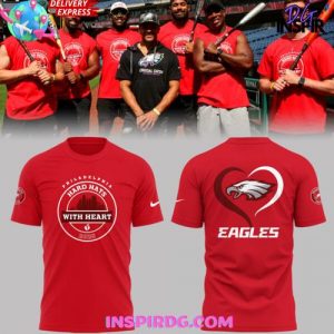 Philadelphia Eagles x Hard Hats With Heart 2025 Special T-Shirt