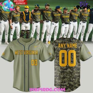 West Virginia Mountaineers 2025 Armed Forces Official Jersey