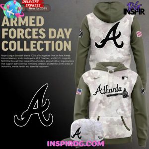 Atlanta Braves 2025 Armed Forces Day Collection Hoodie