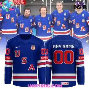 USA IIHF ICE HOCKEY 2025 WORLD CHAMPIONSHIP EDITION HOCKEY JERSEY