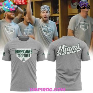 2025 Hurricanes Together Miami Hurricanes Special Edition Baseball T-Shirt