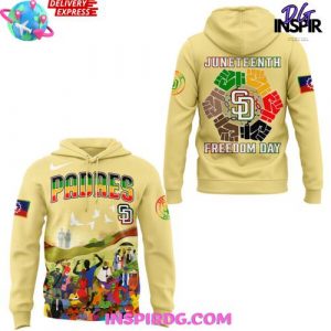 San Diego Padres Juneteenth Freedom Day 2025 Hoodie