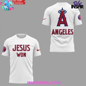 Los Angeles Angels 2025 Jesus Won Edition Shirt Collection 6