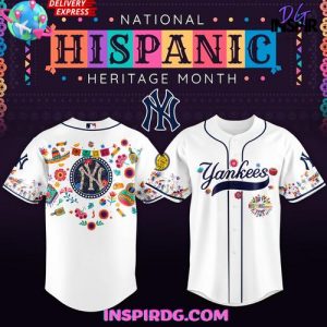 New York Yankess National Hispanic Heritage Month 2025 Baseball Jersey