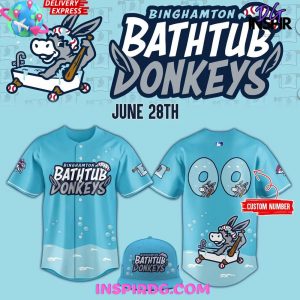 Binghamton Rumble Ponies Bathtub Donkeys 2025 Baseball Jersey 4