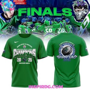 Abbotsford Canucks 2025 AHL Champions Green T-Shirt