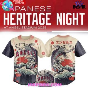 Los Angeles Angels Japanese Heritage Night Baseball Jersey
