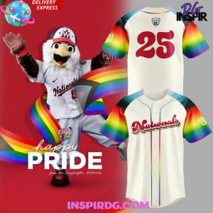 2025 Washington Nationals Pride Celebration Baseball Jersey