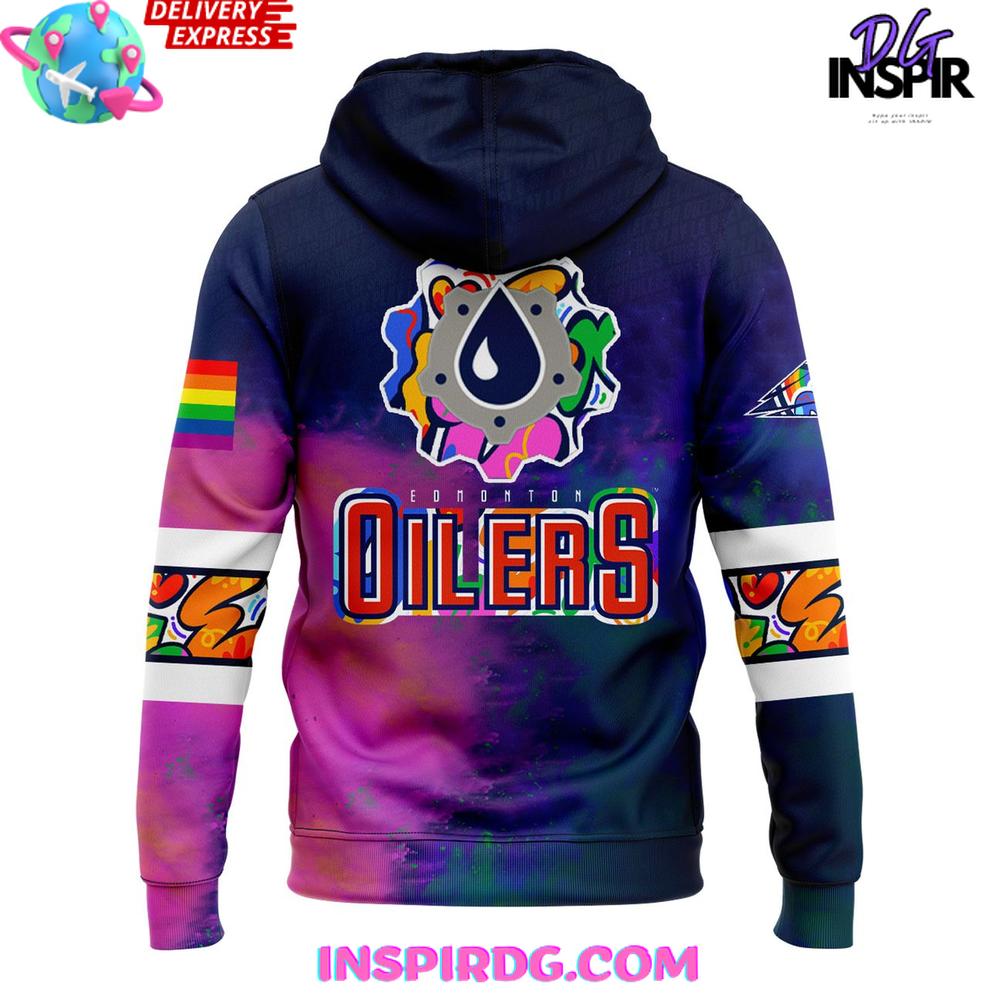 Edmonton Oilers 2025 Pride Month NFL Hoodie Edmonton Oilers 2025 Pride Month NFL Hoodie