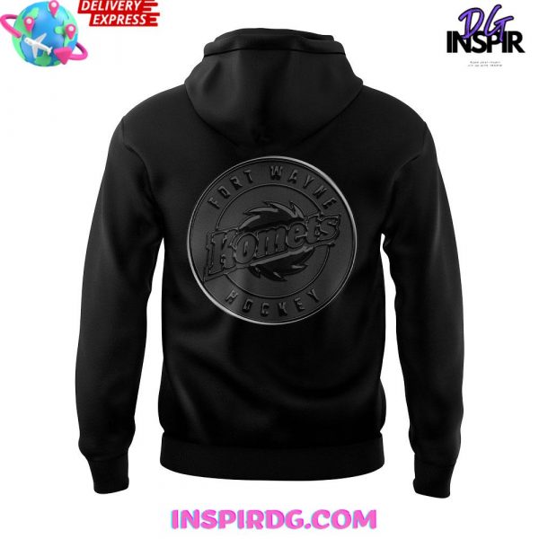 2025 Fort Wayne Komets Back In Black Limited Hoodie