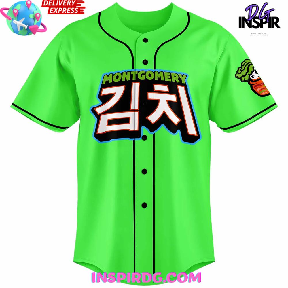 2025 Montgomery Biscuits x Kimchi Special Baseball Jersey 2025 Montgomery Biscuits x Kimchi Special Baseball Jersey