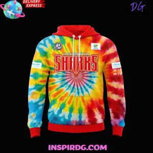 Jacksonville Sharks Tie-Dye 2025 Hoodie
