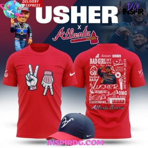 Usher x Atlanta Braves “Peace Up A-Town Down” Special Shirt Collection