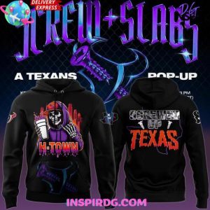 Screw + Slabs H-Town Texans Pop-Up Special Hoodie