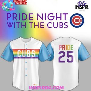 Chicago Cubs 2025 Pride Night Baseball Jersey