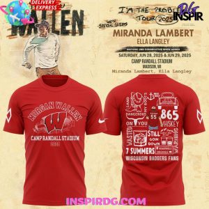 Wisconsin Badgers x Morgan Wallen Tour 2025 Shirt Collection