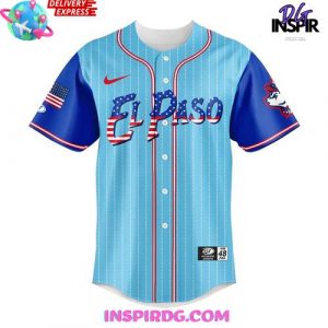El Paso Chihuahuas Independence Day 2025 Baseball Jersey