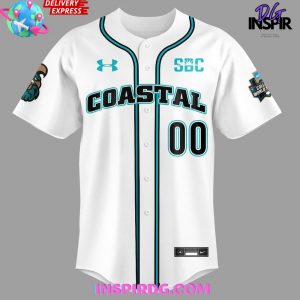 Coastal Carolina Chanticleers 2025 NCAA College World Series Baseball Jersey