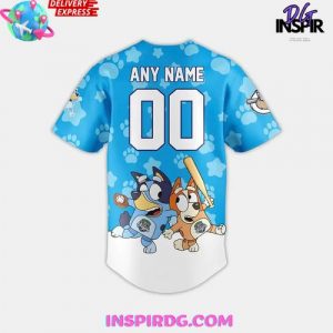 Kane County Cougars x Bluey Custom Baseball Jersey 3