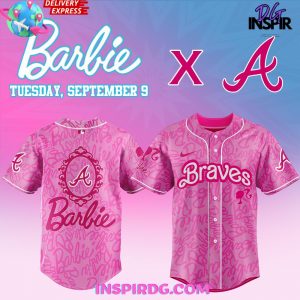 Atlanta Braves Barbie Game Day 2025 Jersey