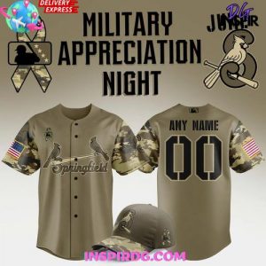 Springfield Cardinals Military Appreciation Night Custom Shirt Collection